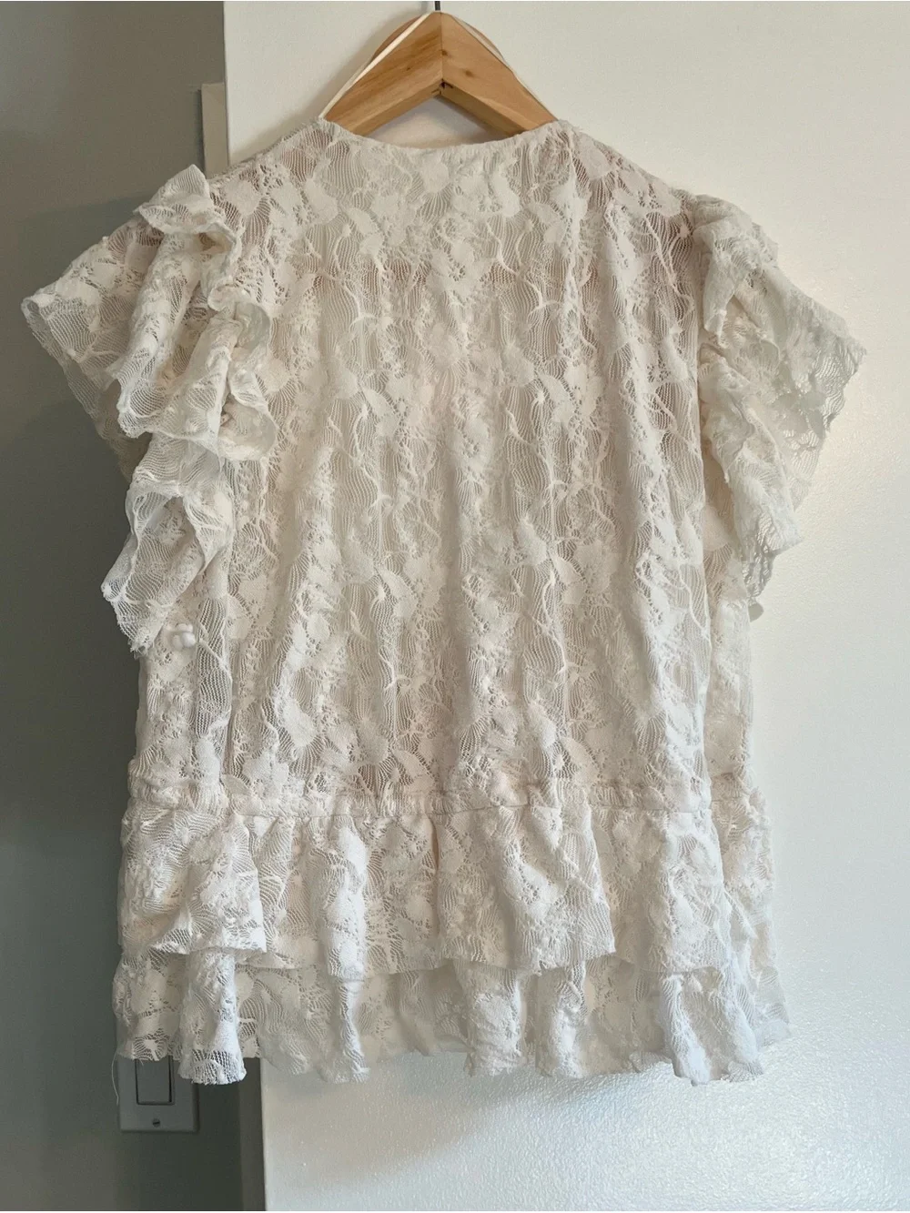 Zara Lace Tie-Front Cardigan - Picture 7 of 7